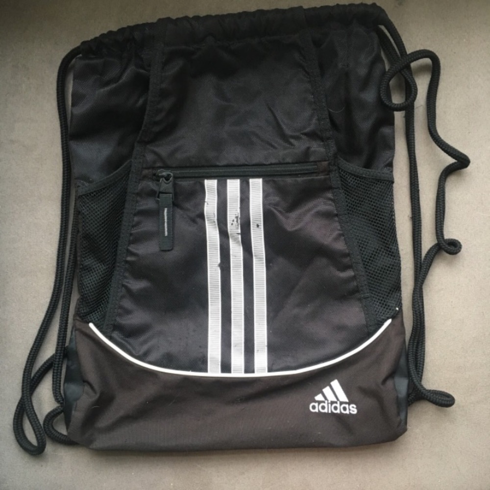 Adidas drawstring bag
